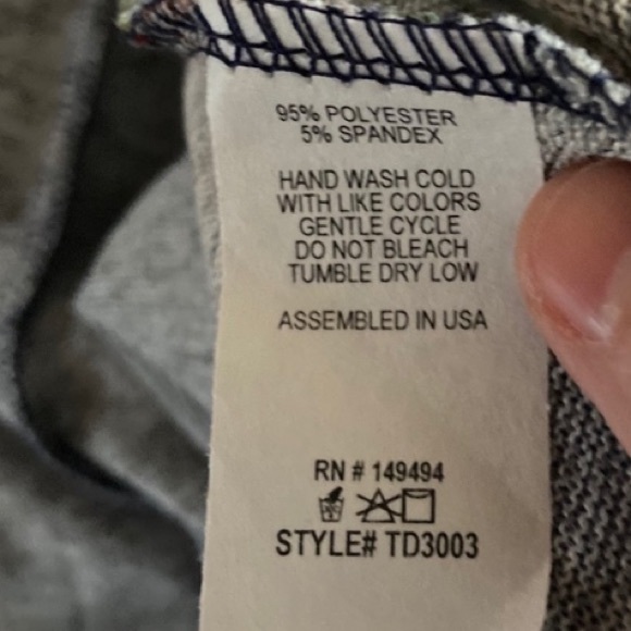 Ten 6 ten blue multicolored floral long sleeved tunic - Picture 7 of 7